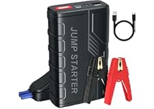Arrancador de Baterias de Coche,1500A Arrancador de Coches Portatil para Motor 7.0L Gasolina o 5.5L Diesel con Pinzas Bateria
