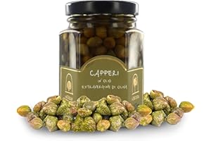 LA NICCHIA PANTELLERIA La Nicchia Capperi In Olio Extravergine di Oliva, 100g