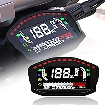 Tachimetro Digitale HUD Per Auto - Display LED, GPS, Allarme Velocità, Universale (Blu) - Foto 11