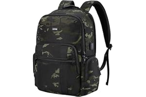 HOMIEE Plecak szkolny dla chłopców i nastolatków, 30 l, plecak na laptopa o przekątnej ekranu 15,6", wielofunkcyjny, z przyłączem USB do ładowania i kieszenią na laptopa, do szkoły, na zakupy,