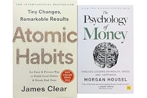 CALOTO The Psychology of Money, Atomic Habits: 2 Books Collection Set