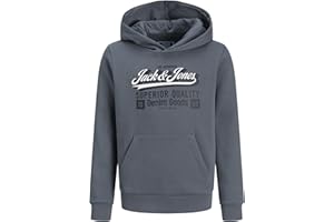 JACK & JONES Herren Jjelogo Sweat Hood 2 Col Aw25 Noos Jnr Jjelogo Sweat Hood 2 Col Aw25 Noos Jnr (1er Pack)