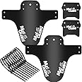 Ainiv Mountain Bike Fenders, MTB Mudguards Front and Rear Compatible, Bike Mudguards Adjustable, Bicycle Mudguard Fits 26", 27.5", 29", Thicken Widen Frame Guards, Mudguards for Mountain Bike