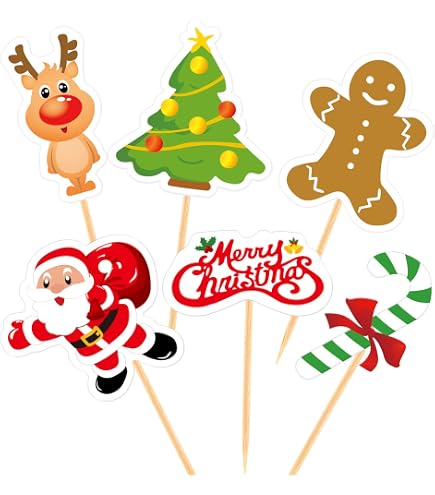450 Weihnachts-Cupcake-Förmchen – Mit Schneemann, Weihnachtsmann & Festlichen Motiven