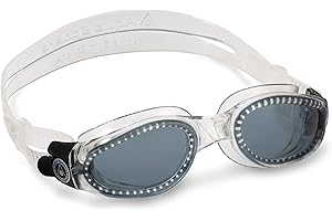 Aquasphere Kaiman, Swimming goggles for adults with UV protection, silicone seal, 180° vision, anti-fog and anti-leak lenses for men and women