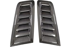 GSRECY For Focus RS ST MK2 style ABS plastic bonnet vents Hood Trim (Carbon Fiber Look)
