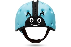 SafeheadBABY Soft Helmet for Babies Learning to Walk - Ladybird Blue