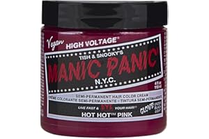 Official Manic Panic High Voltage Classic Cream Formula Colour Hair Dye (Hot Hot Pink) x6