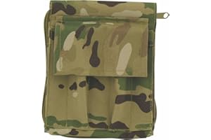 Highlander Outdoor Products A6 Waterproof Army Military Notebook Holder Dual Direction Belt Loop Binder Case HMTC CAMO