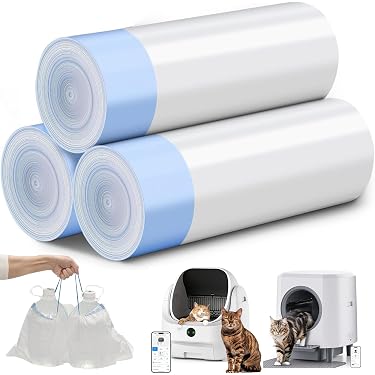 12 Sacchetti Di Ricarica Profumati Alla Lavanda Per Lettiera Per Gatti &ndash; Compatibili Con Tutti I Secchi, Barriera Odori A 7 Strati In HDPE