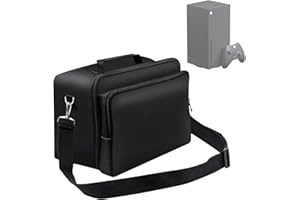 Mcbazel Xbox Series X Console Sac de Transport Voyage Poignée Sac De Rangement Sac Xbox Protection Console De Jeu Voyage Sac Transport pour Xbox Series X - Noir