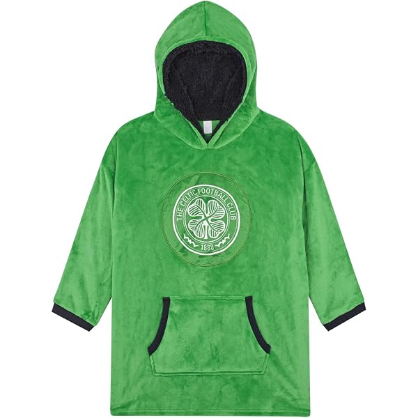 Celtic F.C. Boys Hoodie, Oversized Hooded Lounge Gown Fleece Blanket, One  Size Fits All Ages 7 to 14 Years Green : Amazon.co.uk: Fashion