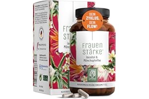‎NATURTREU NATURTREU® Frauenstärke Myo Inositol & Mönchspfeffer hochdosiert - 90 Frauen Vitamine Kapseln mit L-Carnitin, Folsäure, B12 & Eisen - Vitex Agnus Castus
