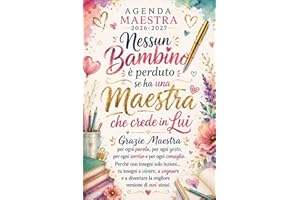 agenda maestra 2026/2027: Regalo Maestre Fine Anno