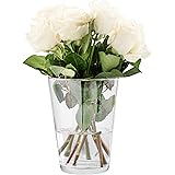 TREND FOR HOME Vaso per Fiori da Interno Vaso Tulipani Vaso per Fiori in Vetro Vasi Trasparenti Orchidee Vaso Vetro Grande Va