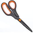 Magnificent Heavy Duty Scissors- Teflon Non-Stick Stainless Steel Kitchen Scissors with TRP Soft Grip Handles- Sturdy Fabric Scissors for crafting School Office Art Sewing Dressmaking Home and Kitchen