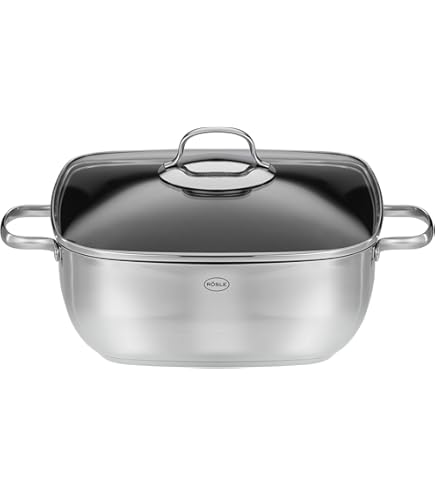 Kamberg - Stoofpot Vierkant 28 X 28 Cm Gegoten Aluminium Steen Gecoat Glazen Deksel Geschikt Voor Alle Warmtebronnen Inclusief Inductie Pfoa Kamberg - Stoofpot Vierkant 28 X 28 Cm Gegoten Aluminium Steen Gecoat Glazen Deksel Geschikt Voor Alle Warmtebronnen Inclusief Inductie Pfoa