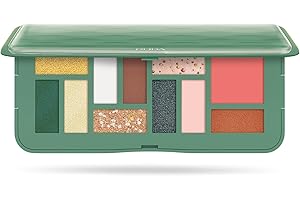 Pupa Forest - Neceser 002 verde para rostro y ojos con espejo, 12 g