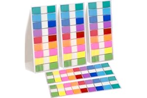 JOOTUEPO 900 Pièces Marque Page Adhesi, Multicolore Post It Livre Couleur Feuillets Autocollants Index Tabs, Inscriptible Sticky Tabs pour la Maison, École, Bureau