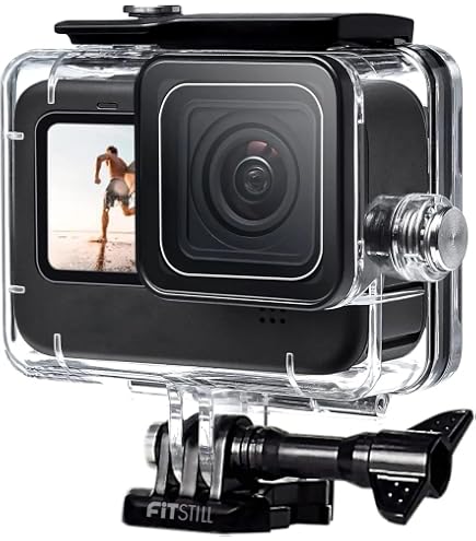 SEAC One PRO Maschera Sub Con Supporto GoPro + SEAC Fast Snorkel Dry Top - Set Subacquea Unisex Nero