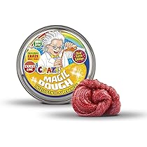 MAGIC DOUGH- Super Intelligente Kinderknete Craze Pâte à Modeler Enfants Transparent 70 g, Verre