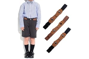 WELROG Cinturones elásticos sin hebilla para niños - Cinturones elásticos invisibles ajustables para bebés/niños pequeños, niños y niñas