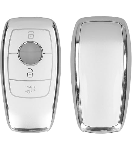 Coque En Fibre De Carbone Pour Clé Mercedes-Benz AMG (A220, Classe E, GLE, Etc.) - Pour Clés Start/Stop, Design Creux