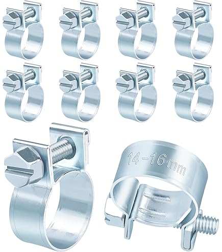 BESTYCHAO 28pcs Hose Clips Stainless Steel Ini Fuel Line Hose Clap Petrol Pipe Fuel Hose Clips - View #4