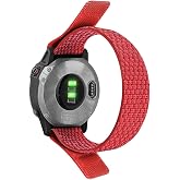 Garmin fenix 8-51 mm, Solar, Sapphire Kordon Hasır Kumaş UltraFit Nylon Yedek Kayış Yeşil -parent
