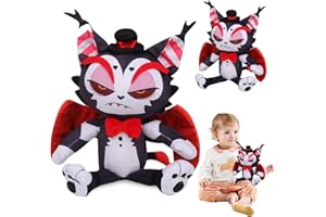 Aomantic Sarl Hazbins Hotel Plüsch, Hazbin Hotel Plüschpuppen, Hazbin Stuffed Toy, Hazbin Hotel Plüschtier, Cute Stuffed Hazbin Hotel Doll, Hazbin Plush Toy, Hazbin Hotel Stofftiere für Geschenk