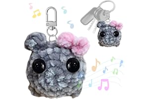 MEENEWCHING Sad Hamster mit Sound | Hamster Schlüsselanhänger Lustig | Hamsti Schlüsselanhänger | Hamsti mit Sound | Trauriger Hamster mit Sound | Hamster MeMe Geschenk für Kinder, Freunde, Familie