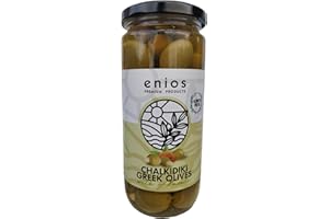 ENIOS Enois Greek Stuffed Chalkidiki Olives (Almond 485gr)