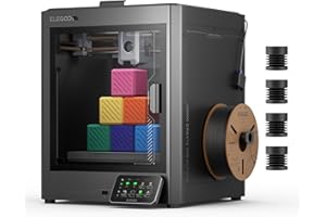 ELEGOO Centauri Carbon 3D-Drucker, CoreXY 500 mm/s Hochgeschwindigkeitsdruck mit automatischer Kalibrierung, 320°C Düse und integrierter Kamera, sofort einsatzbereit, 256×256×256 mm Druckvolumen