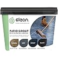 GLEAN Patio Grout | BASALT | 15kg - 20m² Coverage | Jointing Compound | Brush In Patio Grout For Paving Patios & Block Paving | Self Setting All Weather Application | Brush In Grout For Paving