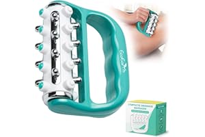 Myofascial Release Cellulite Massager - Green - Lymphatic Drainage Massage Roller for Personal Use - Deep Tissue Therapy - by EcoEarth