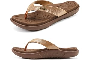 jiajiale Chanclas Mujer Moda Ortopedicas Comodas Piel Tela Sandalias de Dedo Verano Cool Playa Piscina Flip Flop Ligera Abierta Chancletas Antideslizante Goma Suela