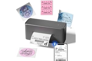 Phomemo Shipping Label Printer, 241BT Bluetooth Wireless ...