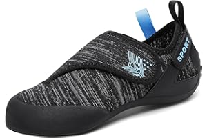 ZHENSI Chaussures d'escalade Femmes Chaussures d'escalade pour Débutants Chaussures Légères pour Enfants en Salle