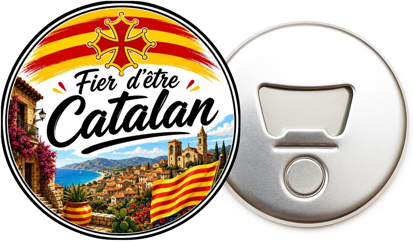 Dossier Complet & Guide Pratique : Magnet Décapsuleur Fier d être Catalan Drapea