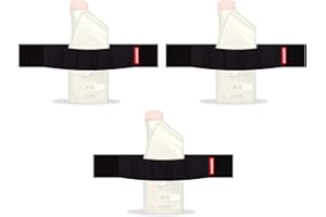 TrunkExpert Bandes Fermeture scratch Voiture, Lot de 3, 30x5x0,3cm, Organisateur de Coffre, Flexible, Résistant, Noir, Imperméable, pour Fixer les Objets Transportés