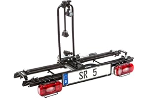 ‎BULLWING Bullwing SR5 Fahrradträger Anhängerkupplung E-Bike geeignet für 2 Fahrräder zusammenklappbar Fahrradheckträger Kupplungsträger Fahrradhalter Kupplung