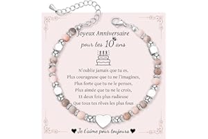 MANVEN Cadeau Anniversaire 8 10 12 Ans Pour Fille SœUr Amie NièCe Petite Marraine