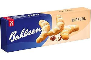 ‎BAHLSEN Bahlsen Kipferl - 1er Pack - Mürbegebäck mit fein gemahlenen Haselnüssen (1 x 125 g)