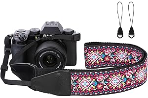 BestSounds Camera Strap, Jacquard Weave 2" Shoulder Neck Straps for All DSLR Cameras Men Women Photographers
