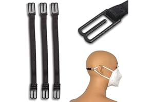 AMABILEMIA Ganci per mascherine salva orecchie [3 pezzi] elastico regolabile maschera antiscivolo protezione per dolore orecchie gancio reggi mascherina