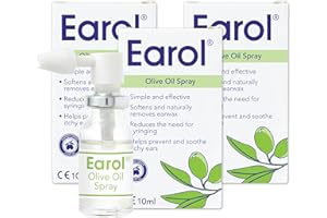 Earol | Olive Oil Ear Wax Removal Spray | Clinically Proven | Reduces Need for Syringing | Metered Dose | 3 Pack of 10ml Oil Spray Bottle, 10ml (Pack of 3)