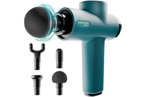 ‎BEURER Beurer Antelope BOOM Massagepistole, kompakte Massage Gun mit 4 Aufsätzen, für Entspannung und Regeneration, kraftvolle Triggerpunktmassage, Muskelmassagegerät mit 5 Intensitätsstufen & Akku