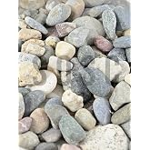 SOSC Doğal Nazilli Dere &Ccedil;akıl Taşı, Tamburlanmış Dekoratif Taş, Renkli Dolomit, 2-4 cm, 3 Kg, Saksı Dibi, Akvaryum ve Bah&ccedil;e D