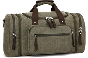 LOSMILE Borse da Viaggio Borsa impermeabile in Tela, Borsa per Weekend Campeggio per Uomini e Donne.