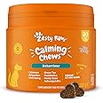 Zesty Paws Calming Treats for Dogs Supplement for Dogs | Dog Anxiety Relief | Relaxation, Stress & Separation | Ashwagandha, Green Tea & L-Tryptophan | Alternative Calming Tablets for Dogs | 90 Pcs